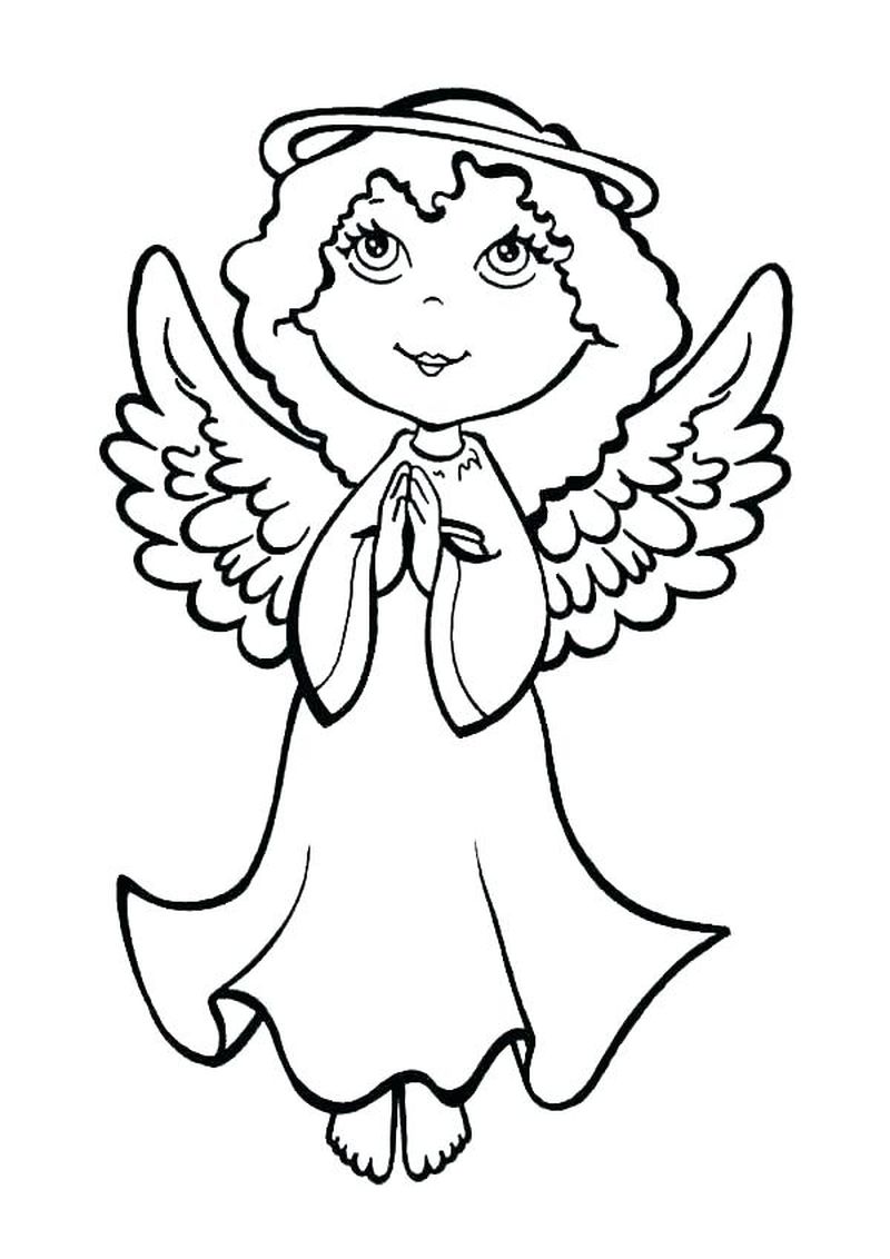 Angel Coloring Pages To Print