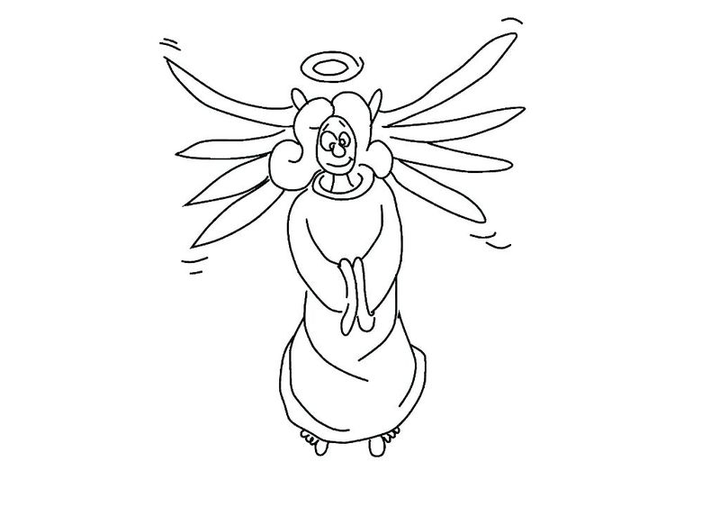 Angel Gabriel Coloring Pages For Kids