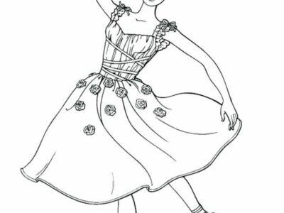 Angelina Ballerina Alice Coloring Pages