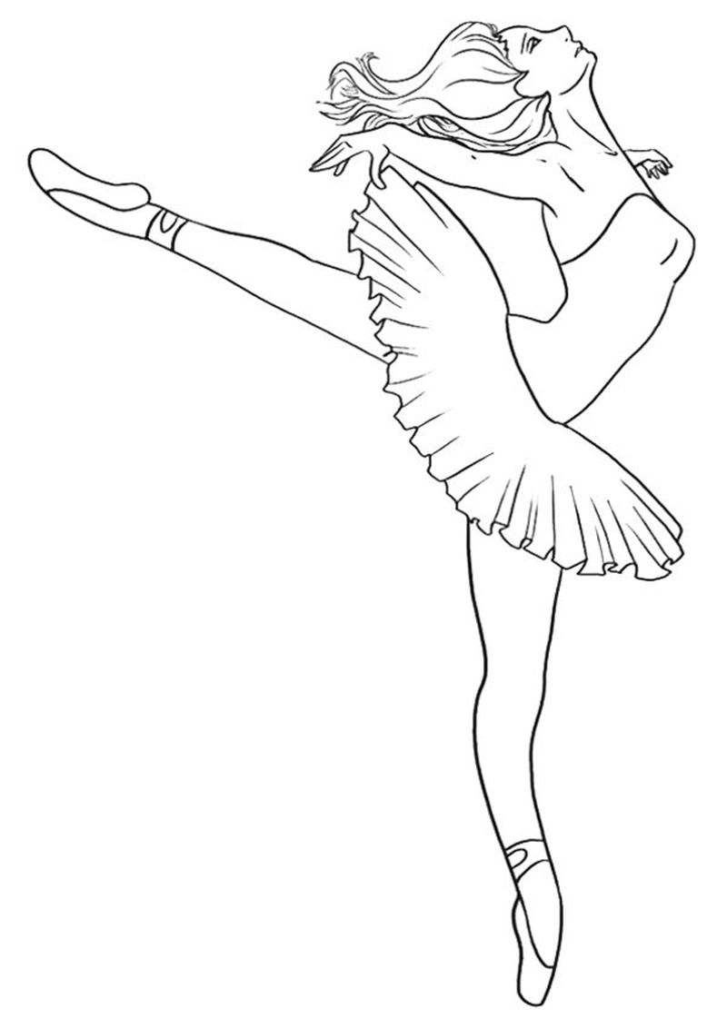 Angelina Ballerina Coloring Pages For Kids