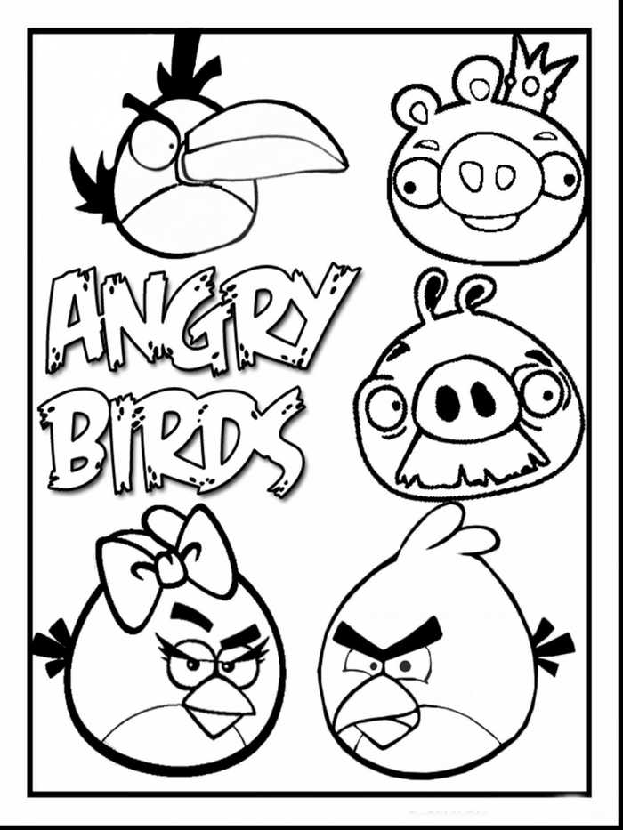 Angry Birds Coloring Page Printables Free