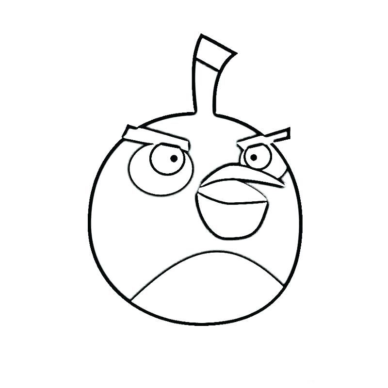 Angry Birds Coloring Pages PDF - Coloringfolder.com