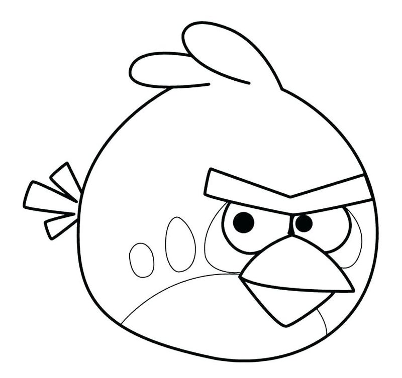 Angry Birds Coloring Pages PDF - Coloringfolder.com