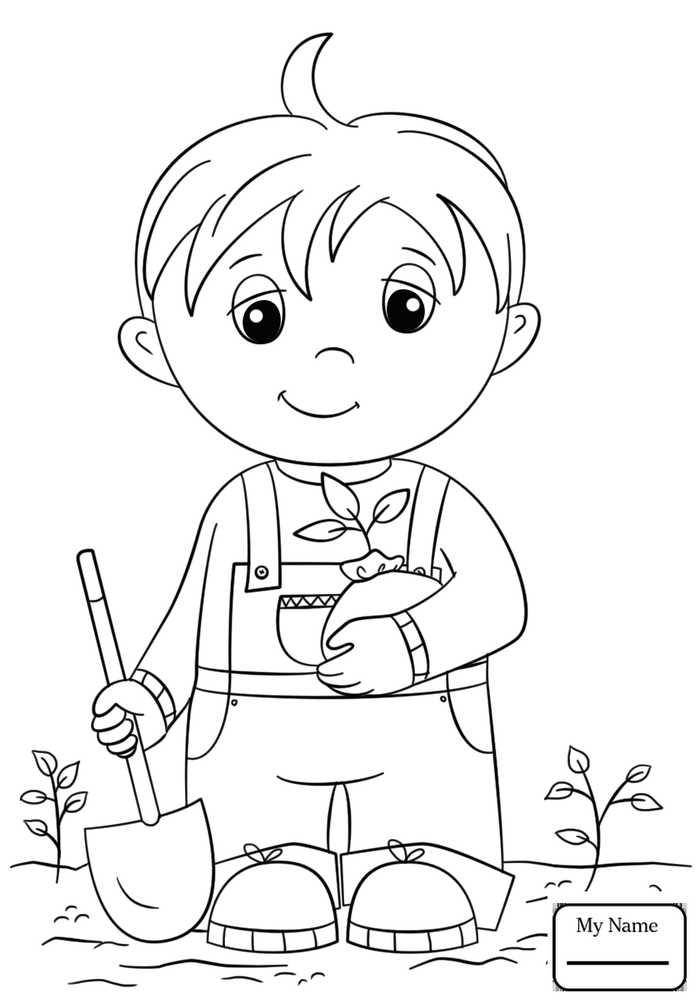 Arbor Day Coloring Pages Free Printable