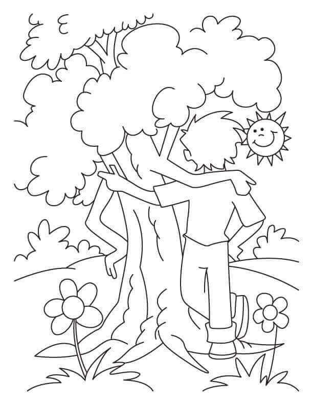 Arbor Day Coloring Pages Free