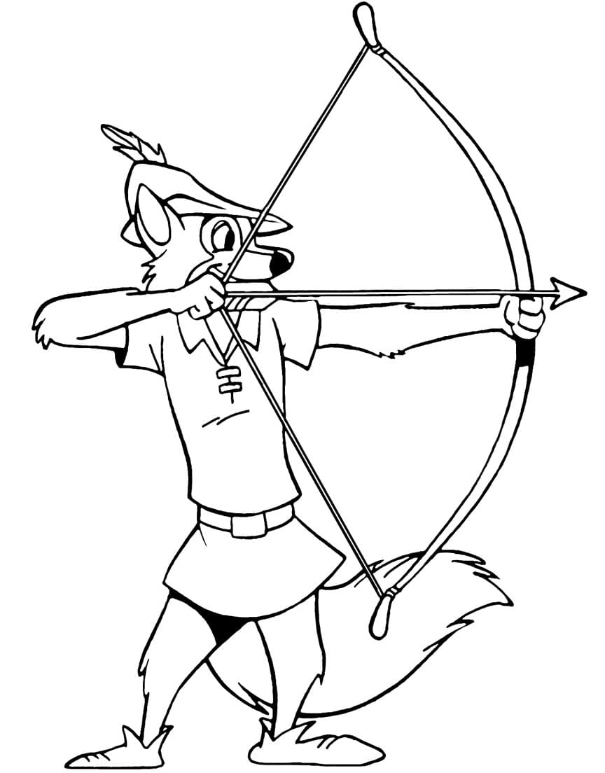 archery coloring pages for kids