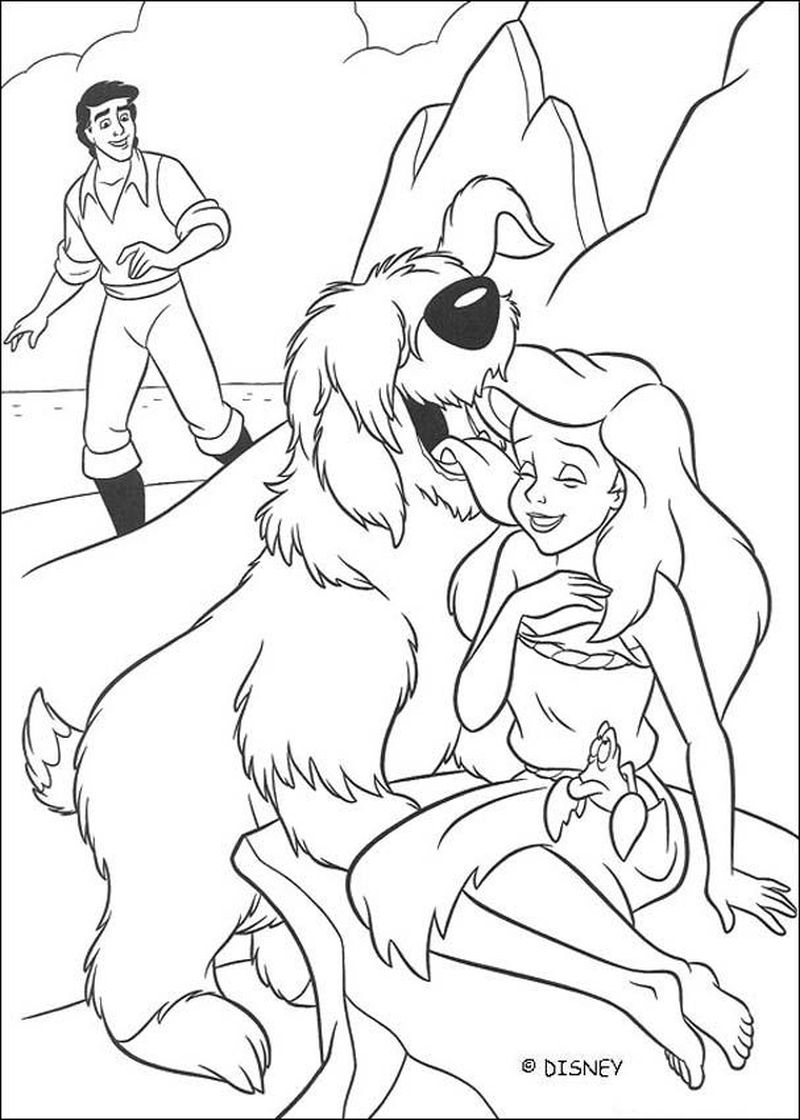 Ariel Coloring Pages For Adults