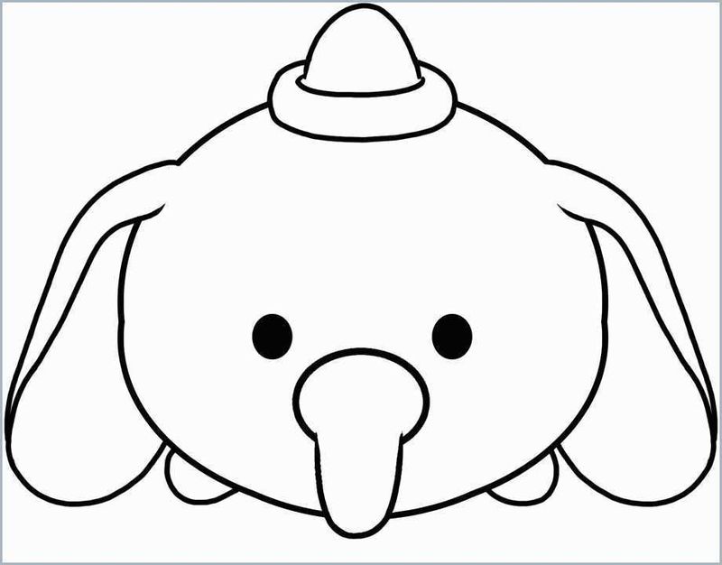 tsum tsum coloring pages free