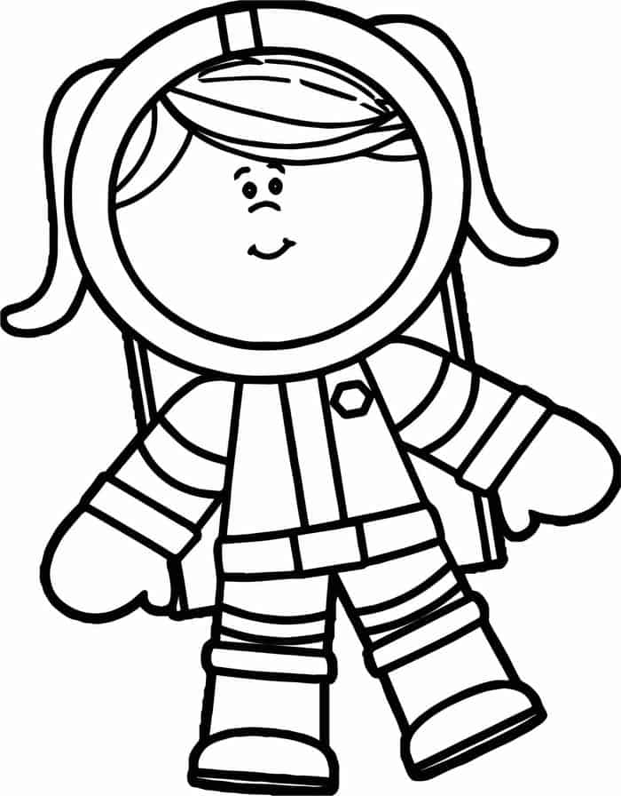 Astronaut Coloring Pages Hd