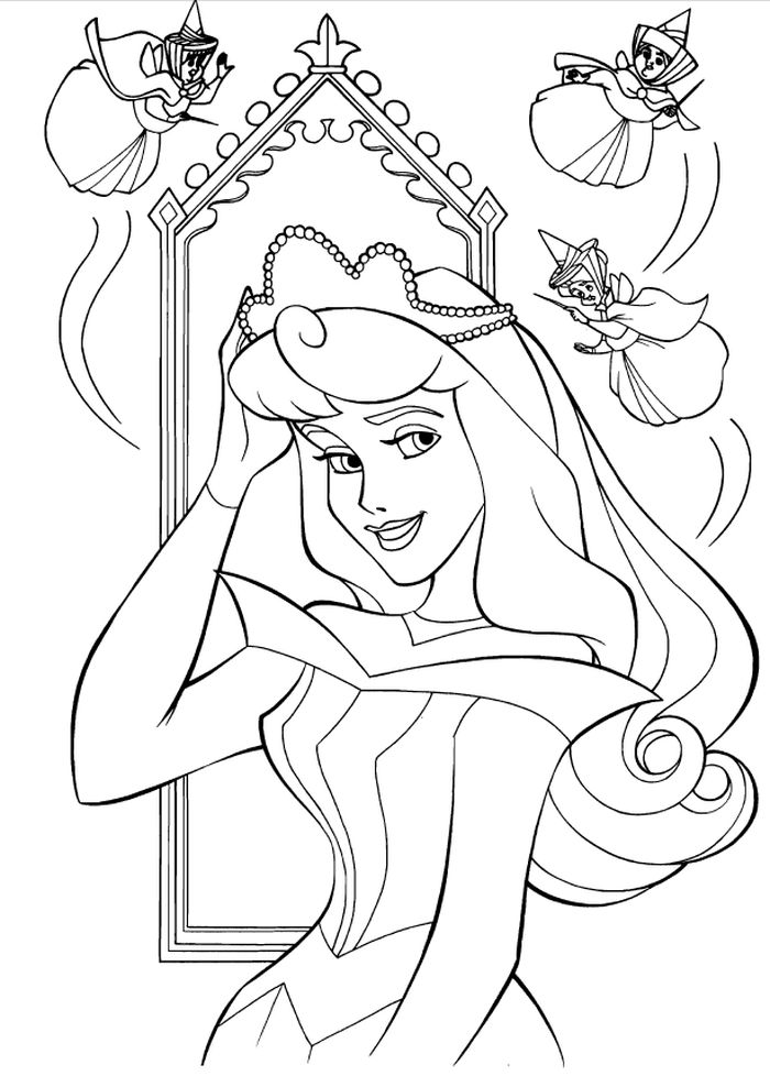Aurora Coloring Pages To Print