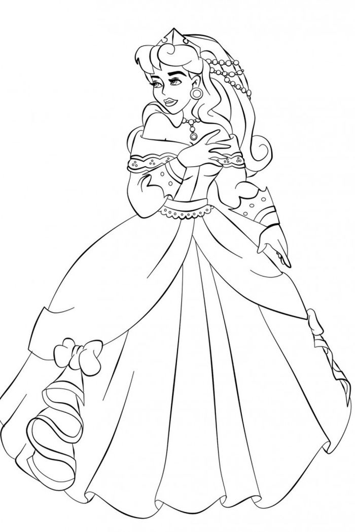 Aurora Princess Coloring Pages