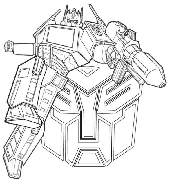 transformers megatron coloring pages