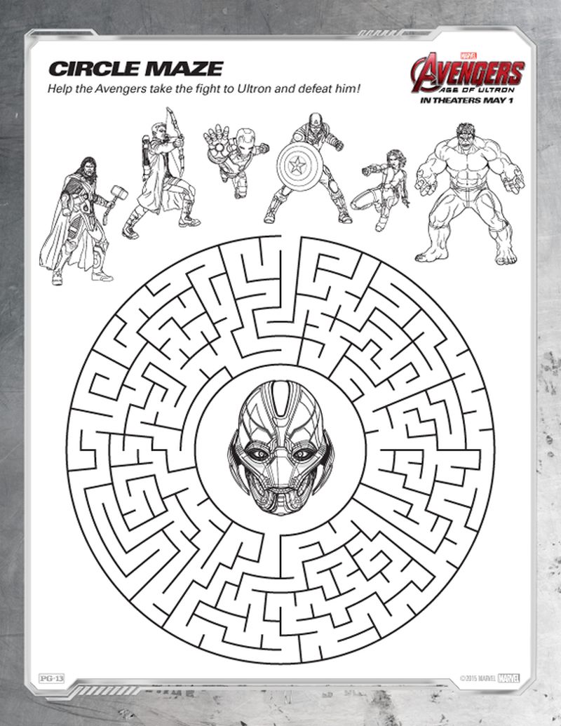Avengers Coloring Pages Ideas PDF - Coloringfolder.com