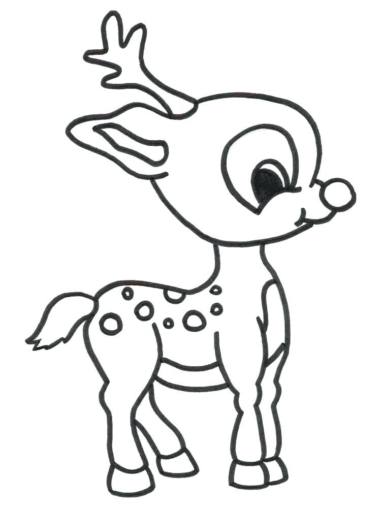 Baby Bambi Coloring Pages