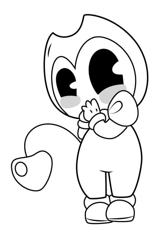 Baby Bendy Coloring Pages Free Printable