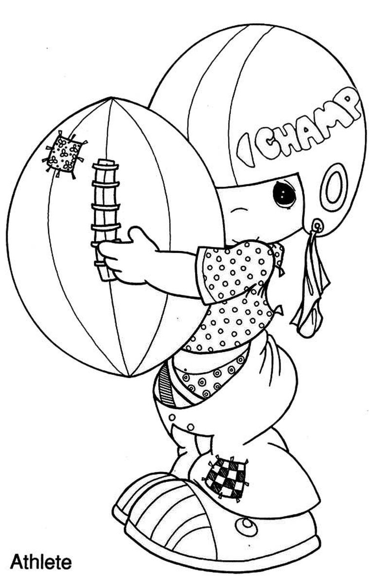 Baby Girl Precious Moments Coloring Pages