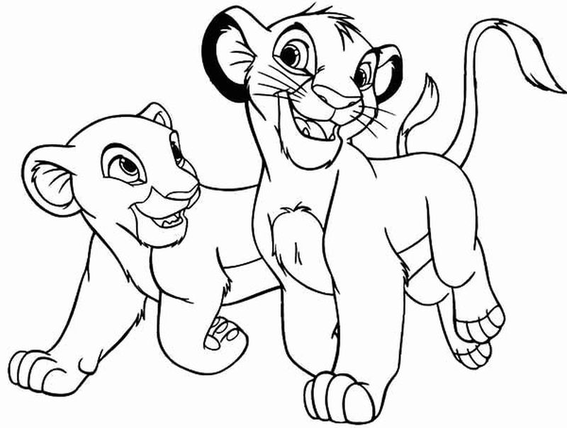 kovu coloring pages