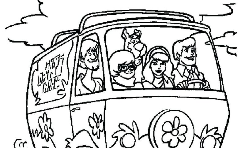 scooby doo valentines coloring pages