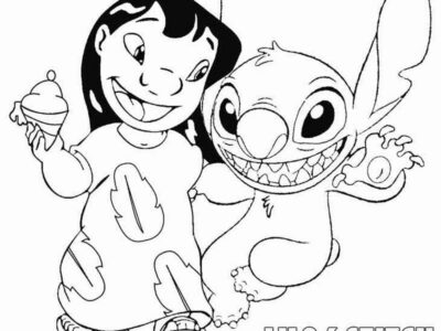 Baby Stitch Coloring Pages