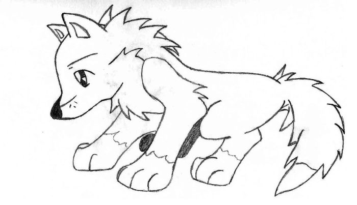 Baby Wolves Coloring Pages