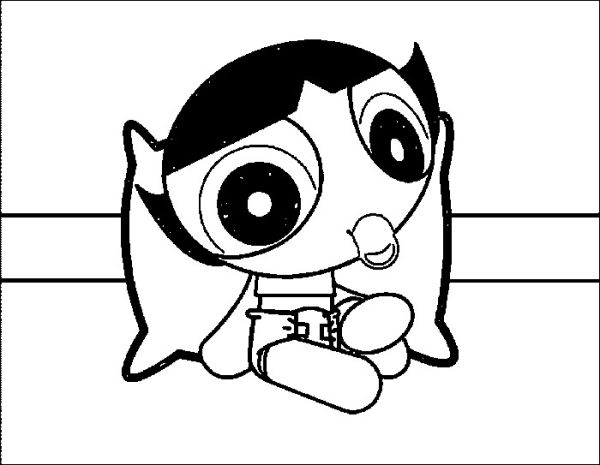 Baby powerpuff girls coloring pages