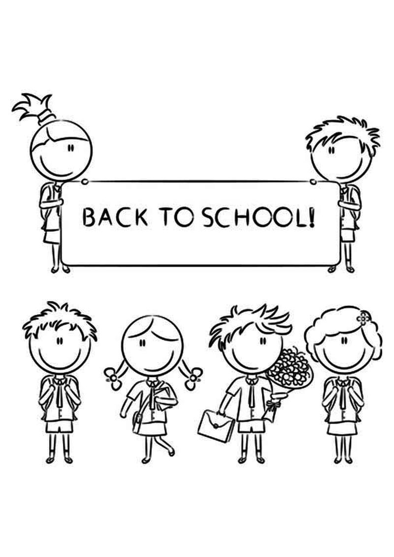 Back To School Coloring Pages For Kids