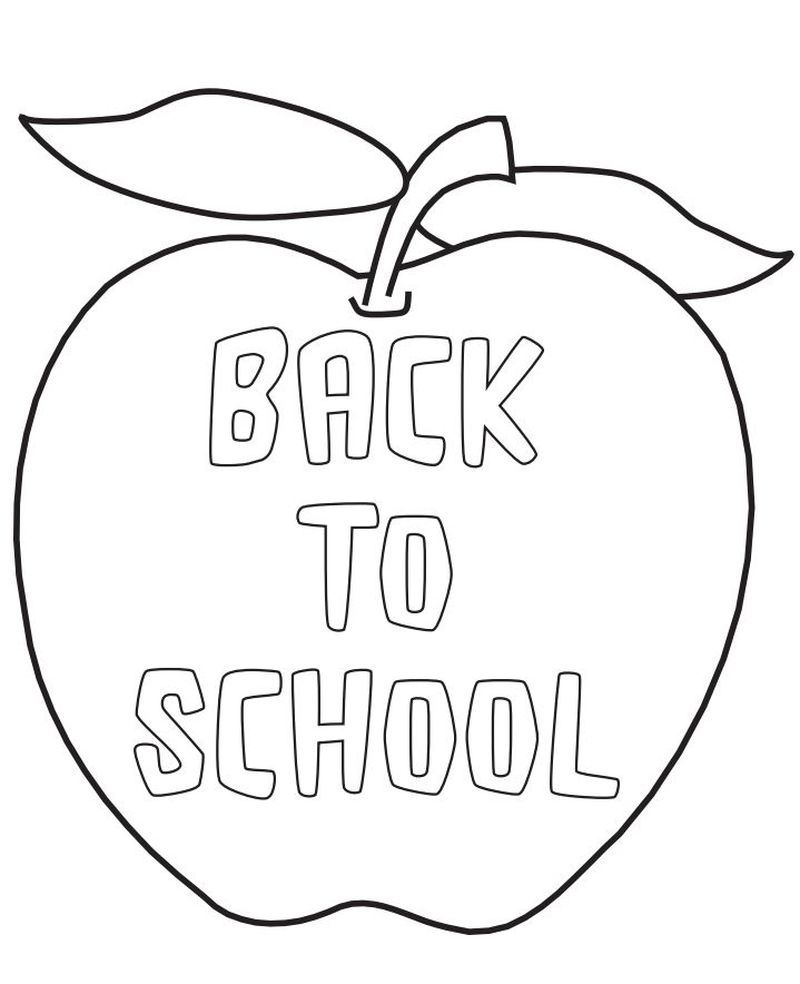Back To School Coloring Pages Free Printables