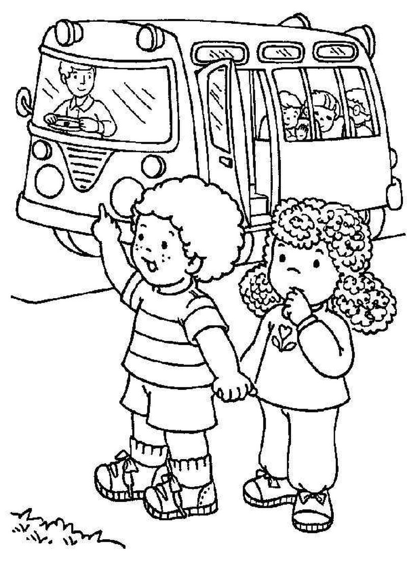 Back To School Coloring Pages Kindergarten