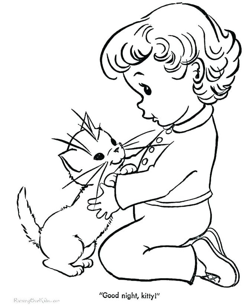 Bad Kitty Coloring Pages