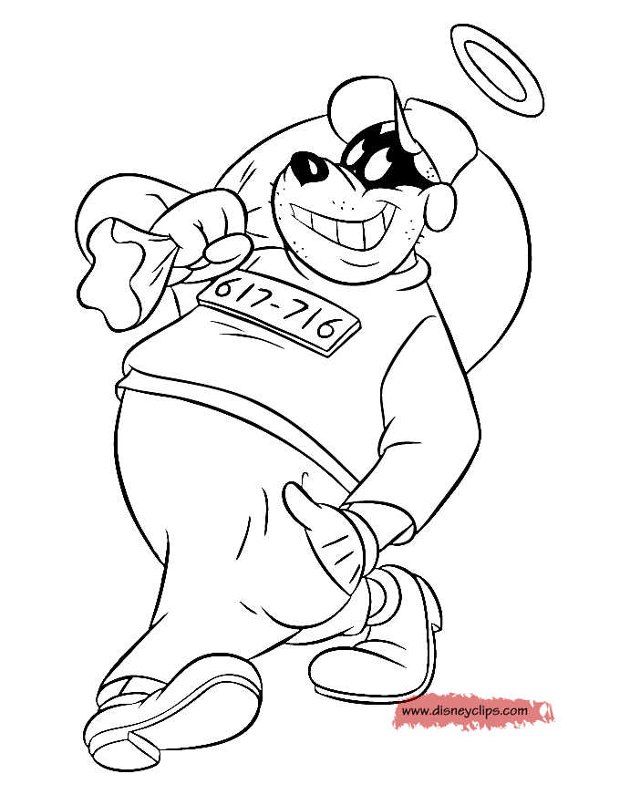 Baggy From Ducktales Coloring Page