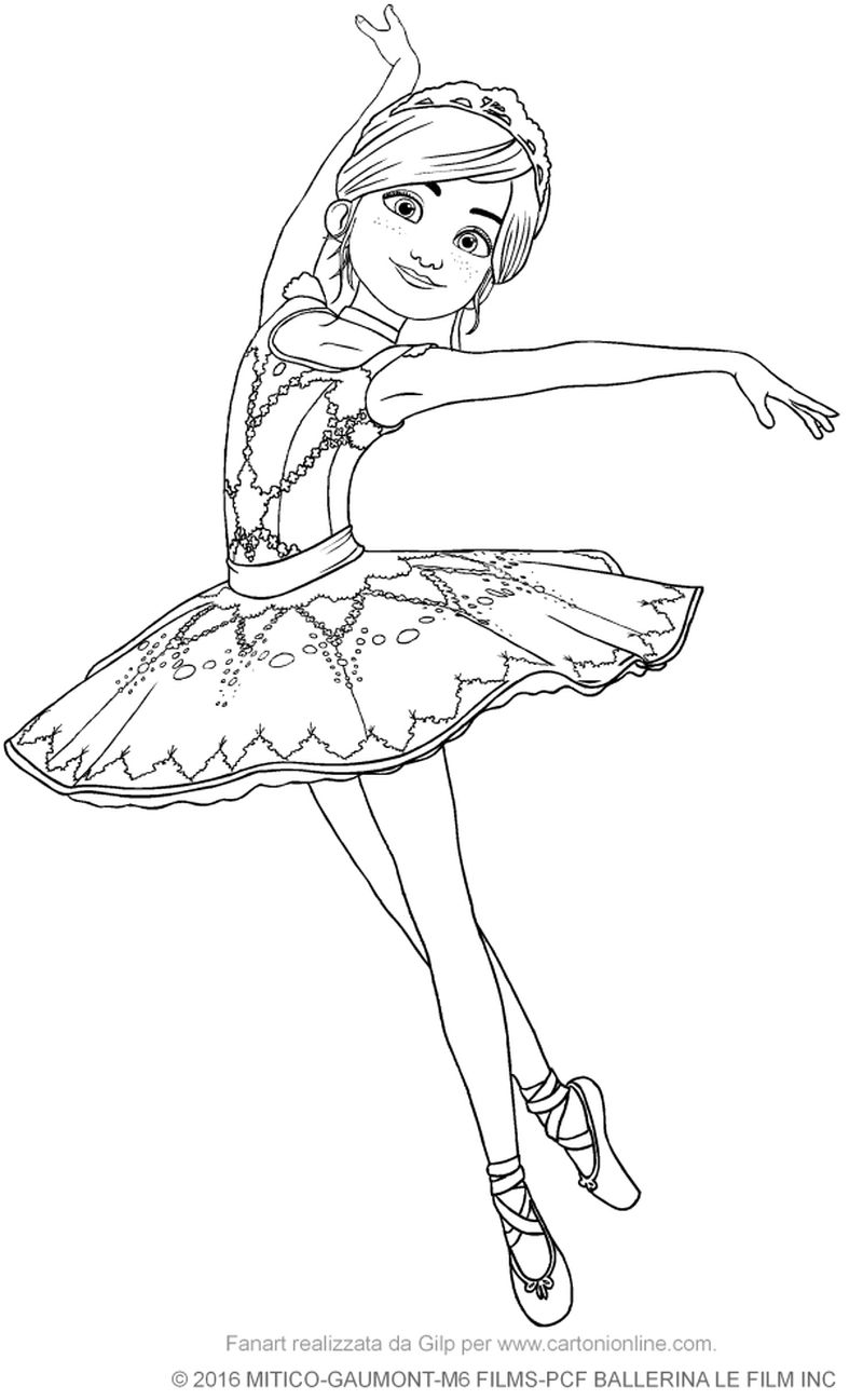 Ballerina Coloring Pages For Adults