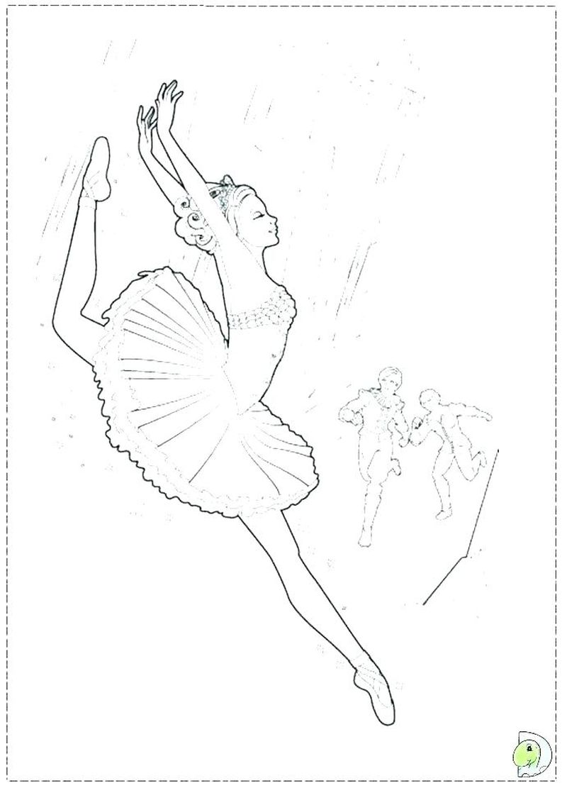 Ballerina Coloring Pages For Kids Free