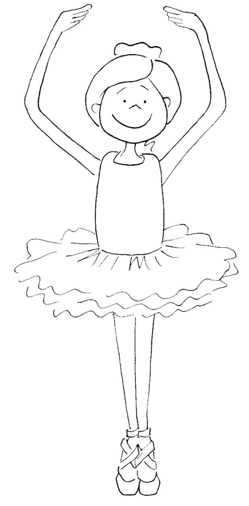 Ballerina Coloring Pages For Kids To Print