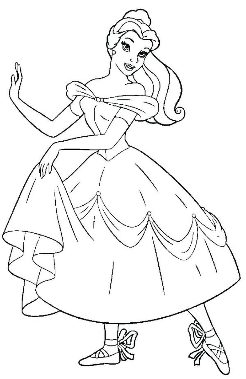 Ballerina Coloring Pages Leap