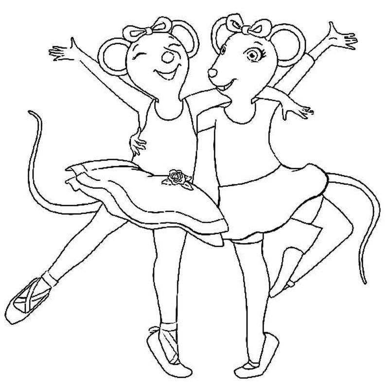 Ballerina Coloring Pages Pdf