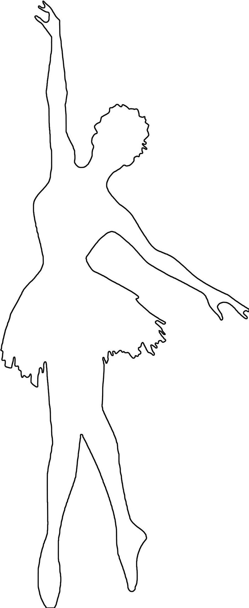 Ballerina Coloring Pages Printable Free