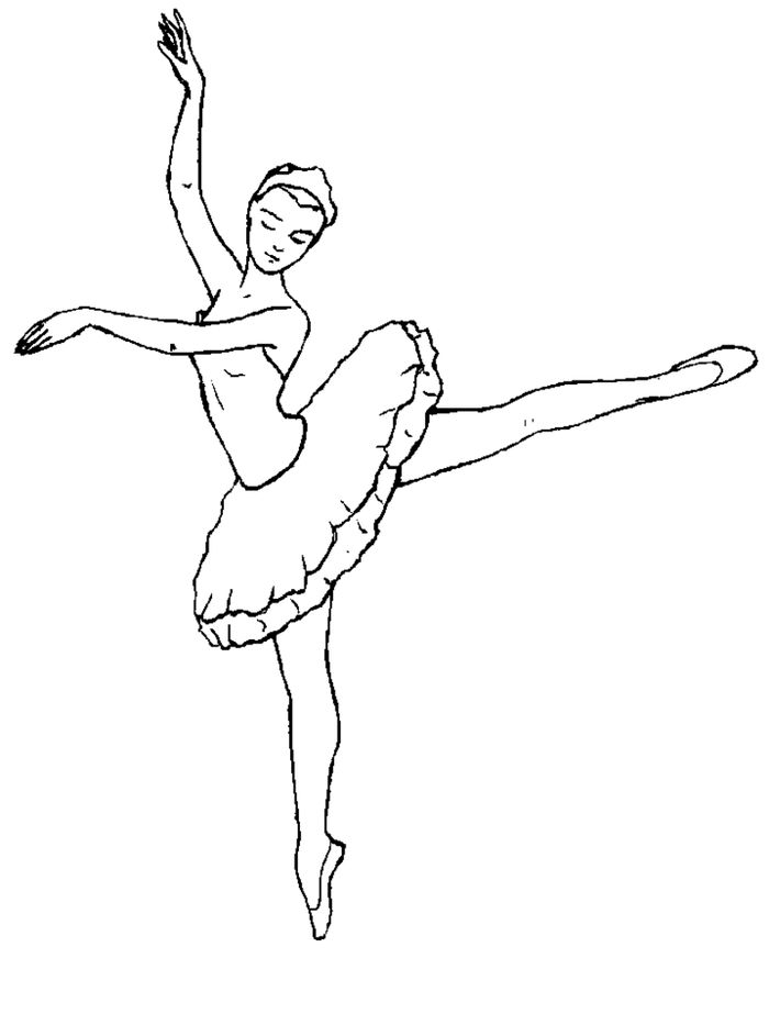 Ballet Coloring Pages Splits