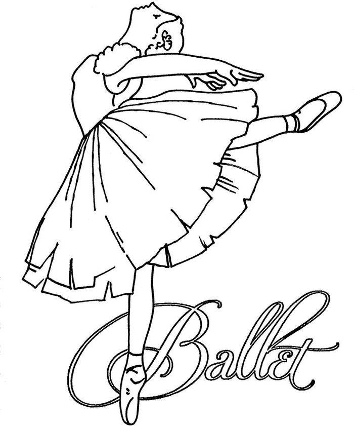 Ballet Dancer Coloring Pages