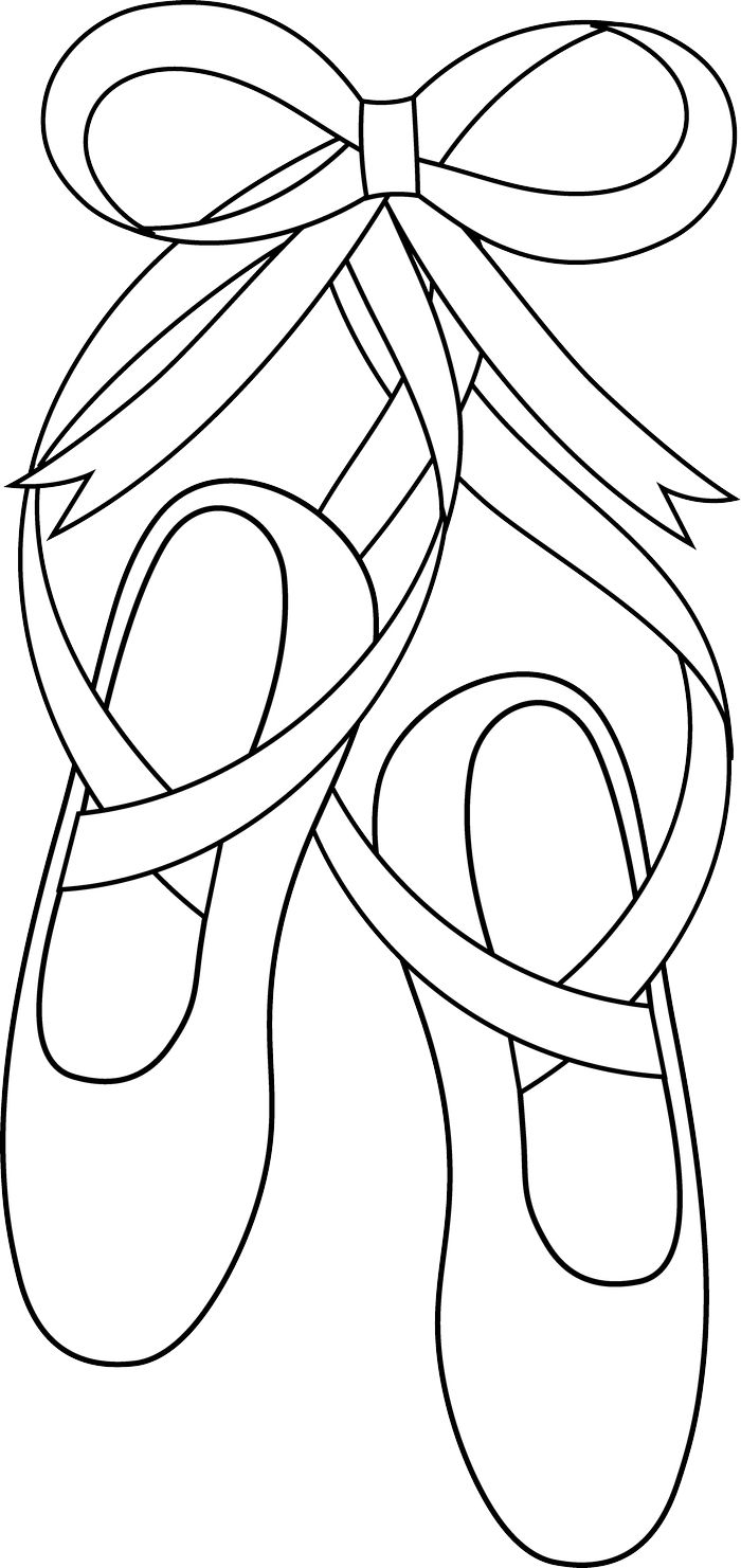 Ballet Shoes Coloring Pages