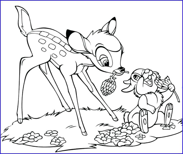 Bambi Coloring Pages To Print