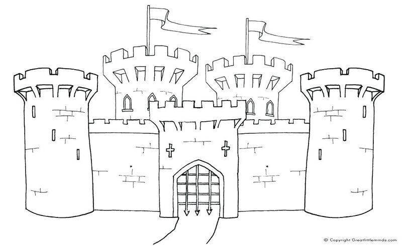 Barbie Castle Coloring Pages