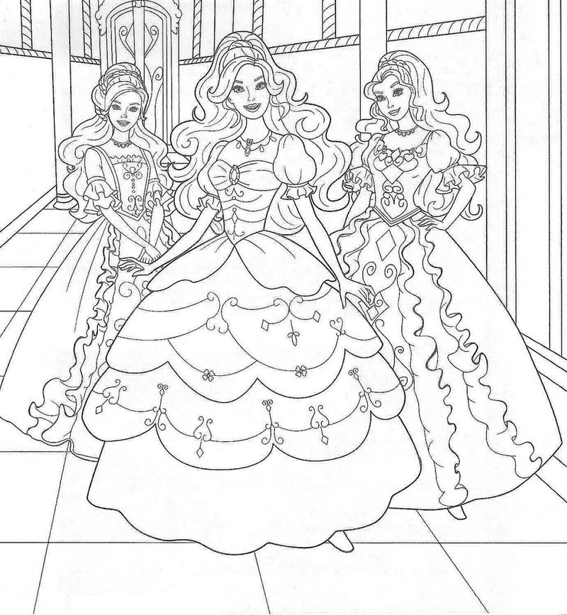 barbie island princes coloring pages