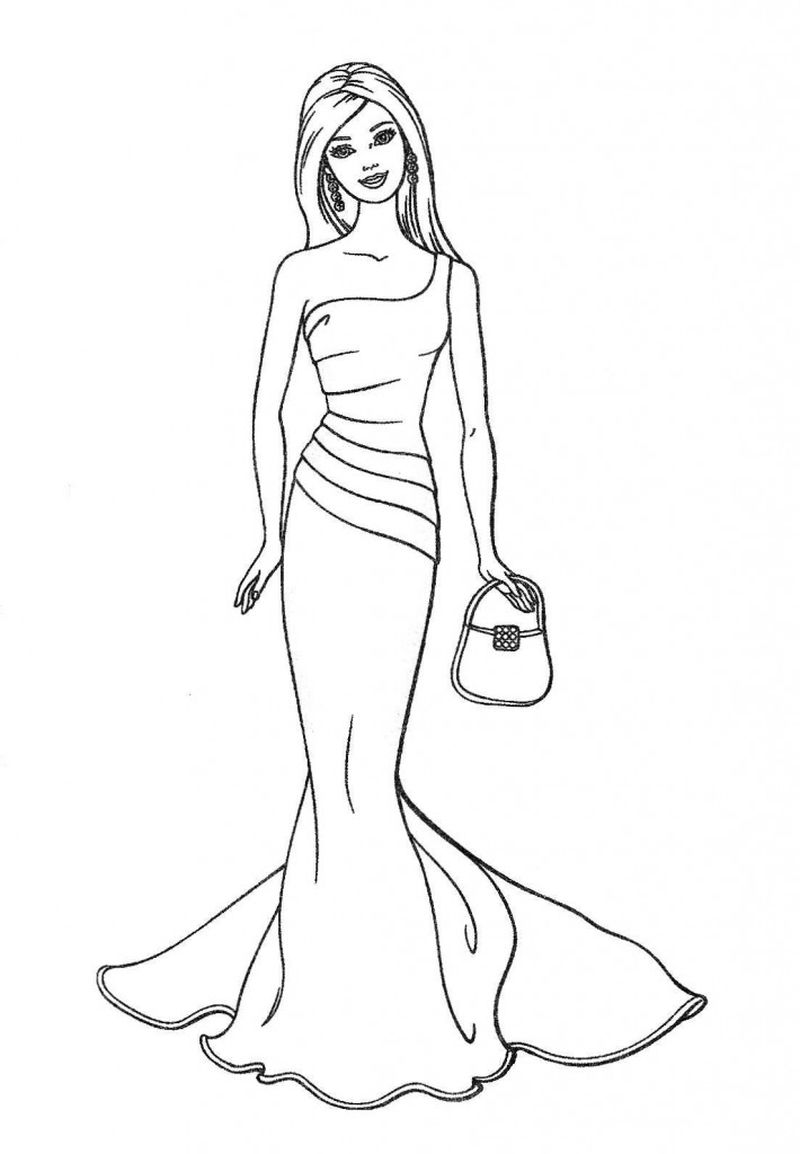 Barbie Coloring Pages For Teenager PDF - Coloringfolder.com