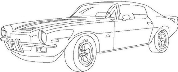 Barracuda Muscle Cars Coloring Pages