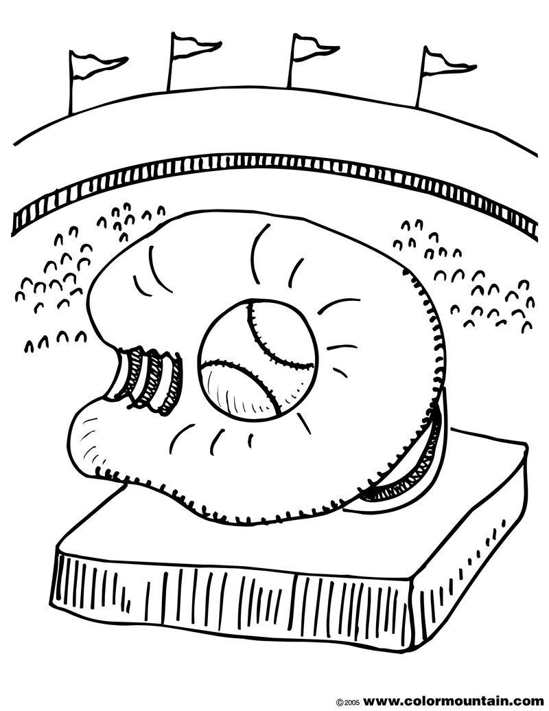 Major League Baseball (MLB) Coloring Pages PDF - Coloringfolder.com