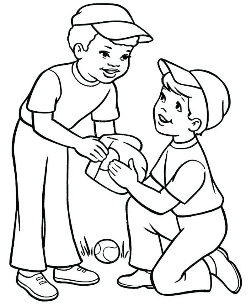 Major League Baseball (MLB) Coloring Pages PDF - Coloringfolder.com