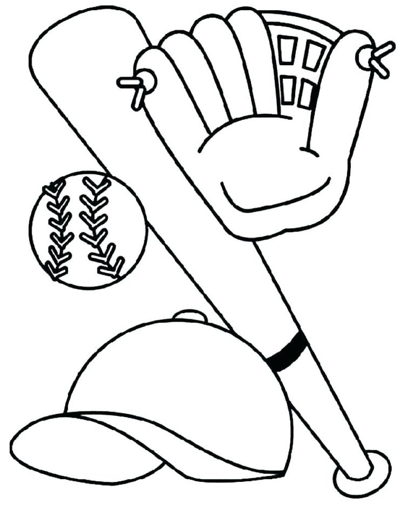 Baseball Coloring Pages To Print
