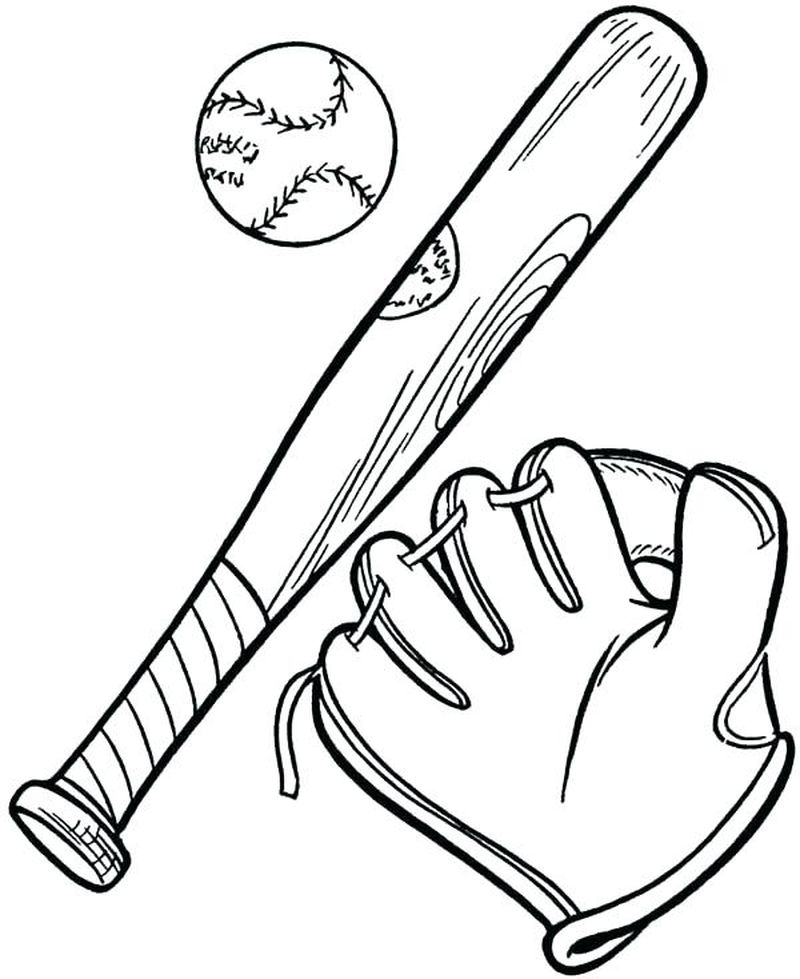 Baseball Players Coloring Pages