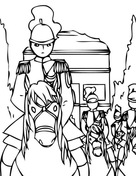 Bastille Day Coloring Pages