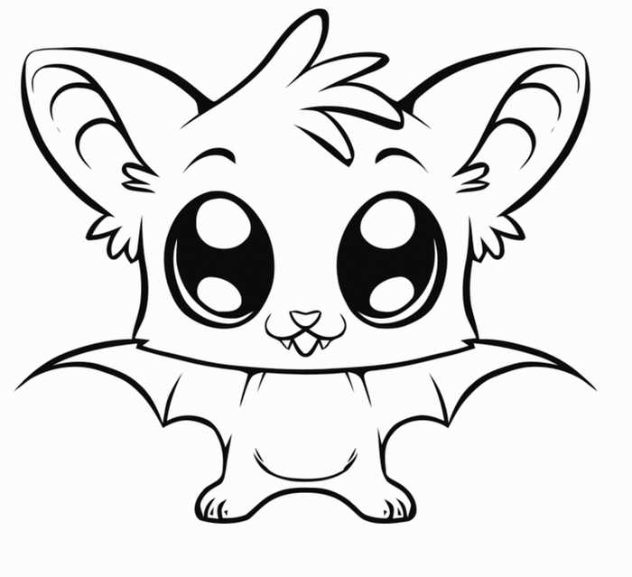 Bat Animal Coloring Pages